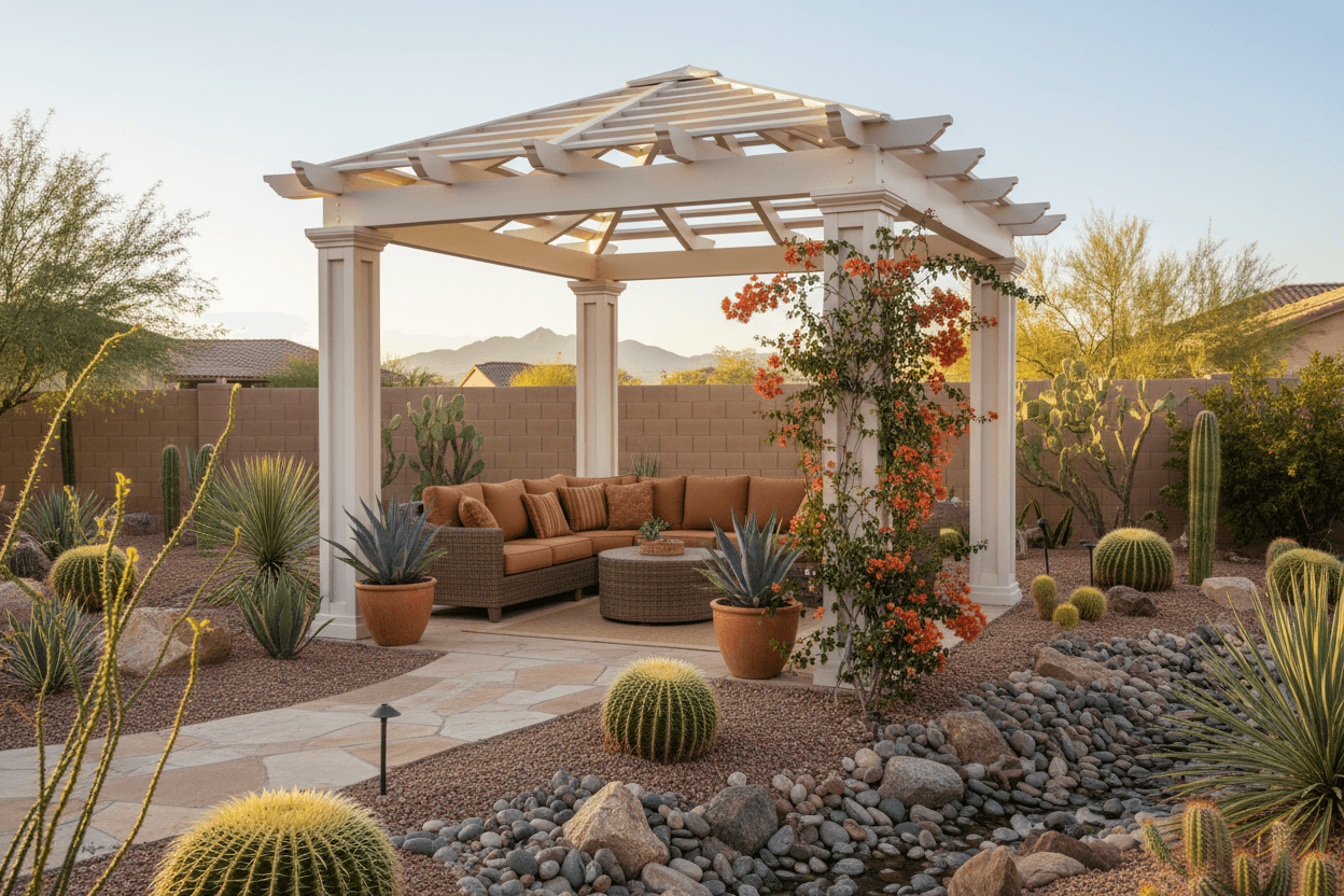 Elegant Gazebo Installation